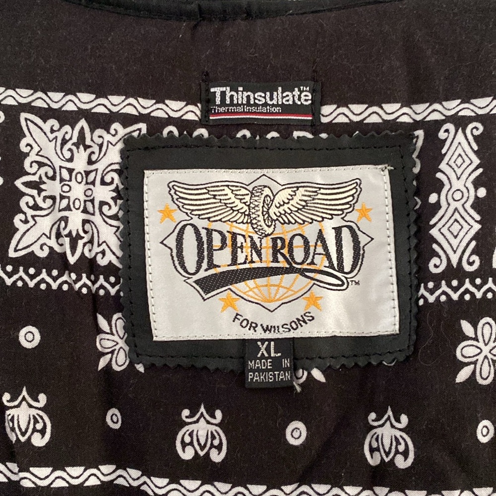 open road for wilson’s thinsulate inner lining vest
